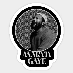 Marvin Gaye Vintage - White ver. Sticker